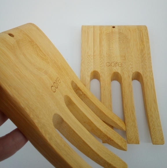 Core Bamboo Salad Tongs Set - Picture 3 of 6